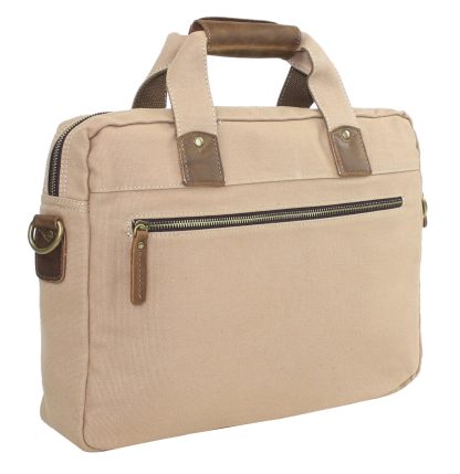 Casual Canvas Laptop Crossbody Bag - Image 2